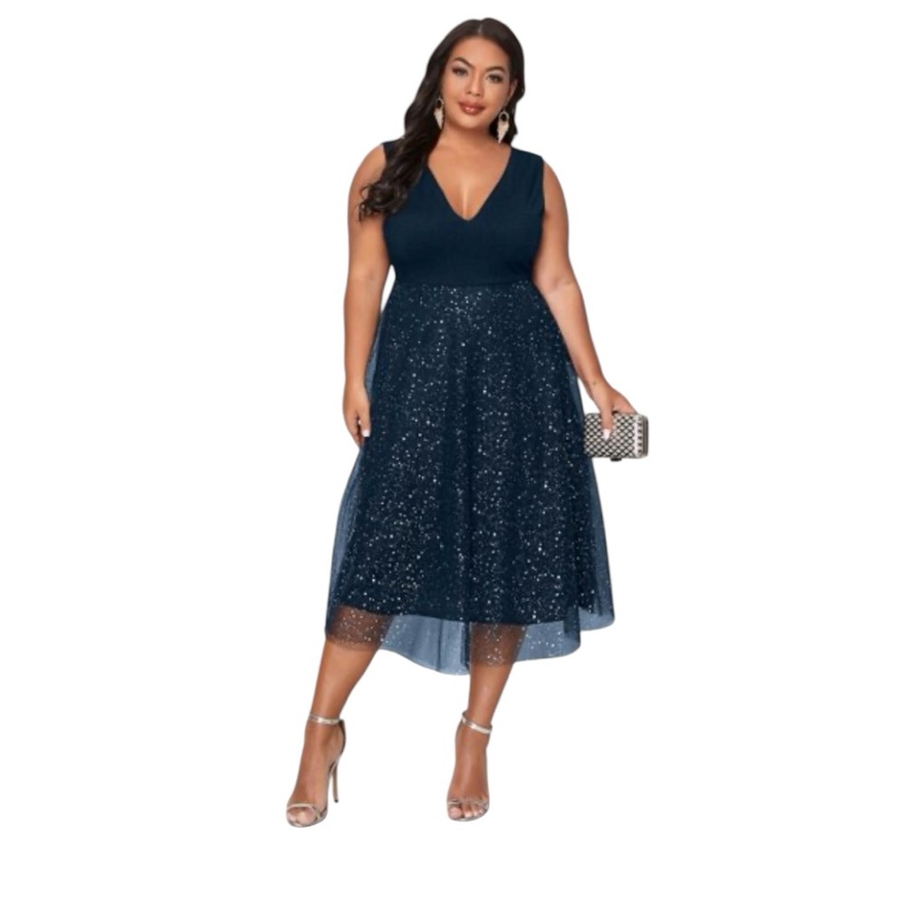 Shein Glitter Cocktail Dress